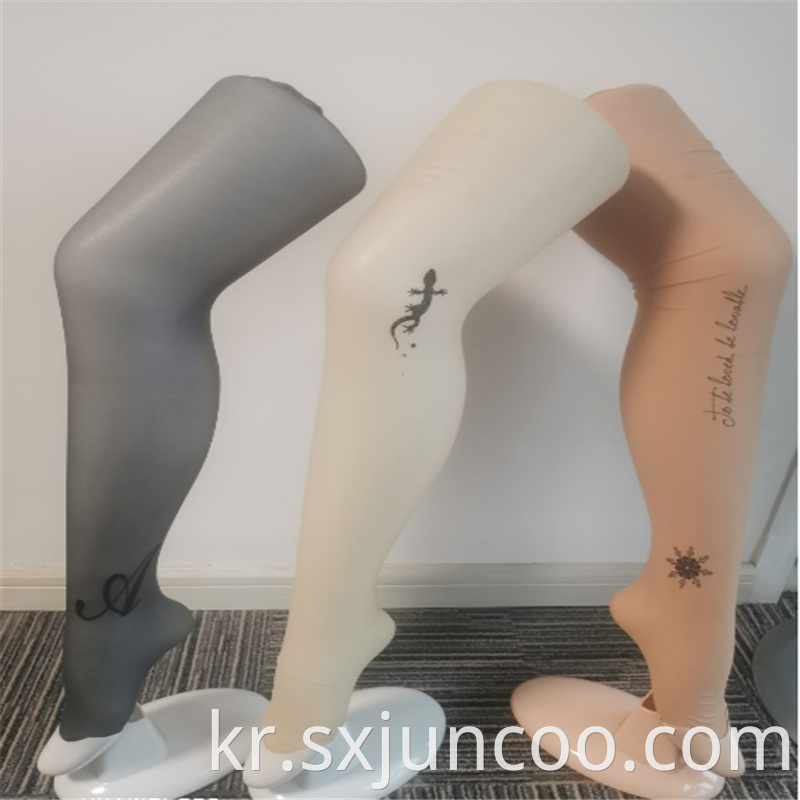 Spandex Ladies Print Long Socks